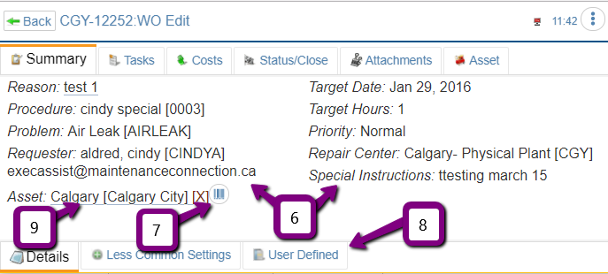 Summary Tab Reference Image